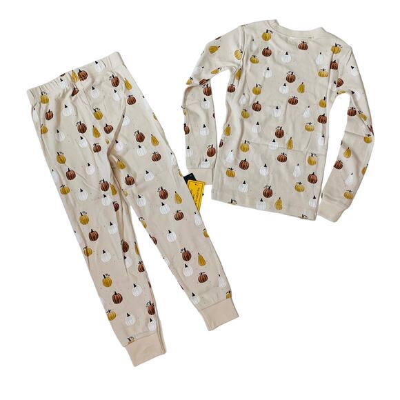 NWT Petit Lem Size 12M Pumpkin PJs - Picture 3 of 4